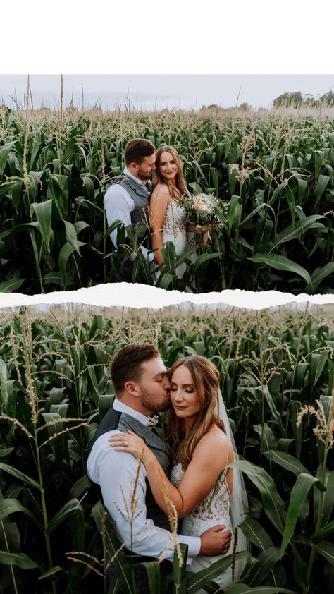 A beautiful August outdoor wedding at Warwick House. We also found a great corn field just a few minutes from the venue and the couple loved it. Always trust your photographer. Corn Field Wedding Photography, Corn Field Wedding, Duo Photoshoot, Corn Field, Field Wedding, Poses Women, What A Beautiful Day, Trust You, Creative Pictures