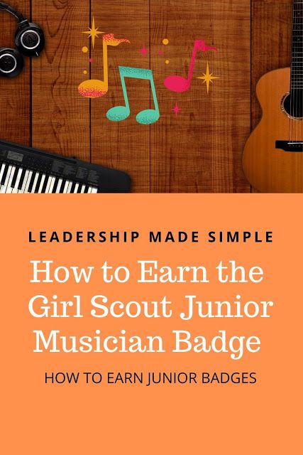 How to Earn the Girl Scout Junior Musician Badge Juniors Badge Ideas, Junior Scribe Badge Ideas, Girl Scout Juniors Activities, Junior Badges Girl Scouts, Junior Musician Badge, Junior Badge Ideas, Girl Scout Junior Badges, Junior Girl Scouts Activities, Junior Badges