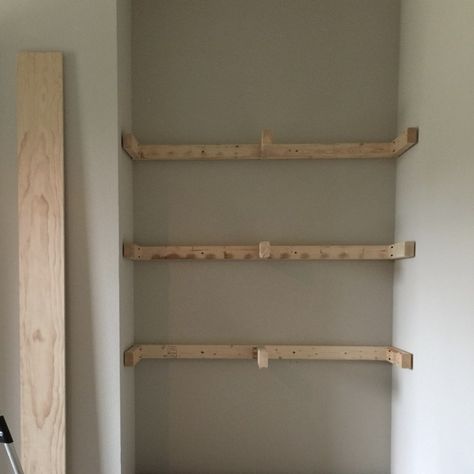 Woodland Themed Bedroom, Dorm Room Shelves, Woodland Room, How To Make Floating Shelves, Diy Floating Shelves, Custom Floating Shelves, Diy Wood Shelves, Floating Shelves Kitchen, Floating Shelves Bathroom