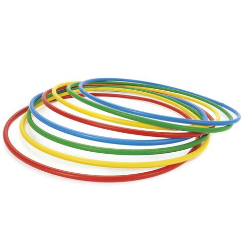 Hula hoop games. Count the Spins on the waist, leg, arm etc. Jump in and out. Roll+ retrieve etc Hula Hoops, Simple Toys, Fitness Tools, Hula Hoop, Workout Regimen, Dance Workout, Workout Accessories, Imaginative Play, Blue And Green