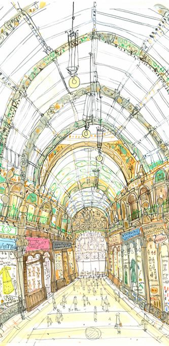 LEEDS CARDS — Clare Caulfield - UK Artist and Printmaker Claire Caulfield, Clare Caulfield, Clare Caulfield Art, Color Pencil Illustration, Shop Fronts, Uk Artist, Pencil And Paper, Leeds, Pencil Illustration