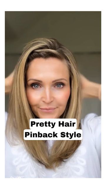 Mel~ 𝐻𝒶𝒾𝓇𝓈𝓉𝓎𝓁𝑒𝓈 & 𝑀𝒶𝓀𝑒𝓊𝓅 on Instagram: "Try this cute way to pull back your bangs or longer hair from the front of your face❣️.   FOLLOW ME to see more of my hairstyle tutorials.   #hairtips #hairinfluencer #curledhair #hairday #haircurls #haircut #haireducation #hairgoals #myhair #hairguru #hairvibes #hairlovers #hairaddict #hairstylist #haircolor #hairtips101 #hair101 #hairvideos #hairreels #hairreelsvideo #hairtutorialvideo #silkyhair #myhairstylist #hairtexture" How To Pull Bangs Back, How To Pull Back Bangs, How To Pin Back Bangs, Ways To Hide Bangs, Growing Out Bangs Hairstyles, Hairstyles To Hide Bangs, Pin Back Bangs, Pull Back Bangs, How To Style Hair