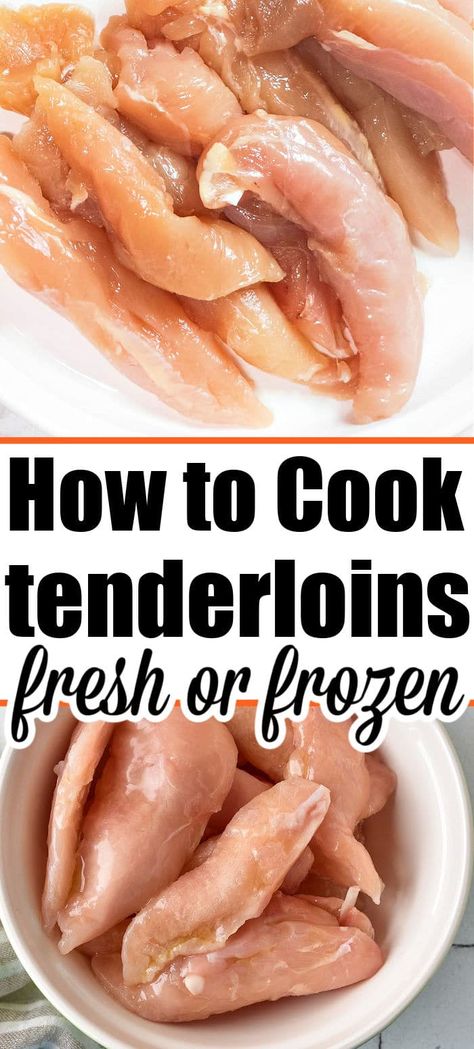 What are chicken tenderloins and how to cook them in a slow cooker, Instant Pot or on stove in a skillet. Best tender meat with a sauce. Moist Chicken Tenderloins, How To Make Chicken Tenderloins, Slow Cooker Chicken Tenders Recipes, Best Way To Cook Chicken Tenderloins, Quick And Easy Chicken Tenderloin Recipe, Slow Cooker Chicken Tenders, How To Cook Chicken Tenderloins, Chicken Tenderloin In Crockpot, How To Cook Chicken Tenders