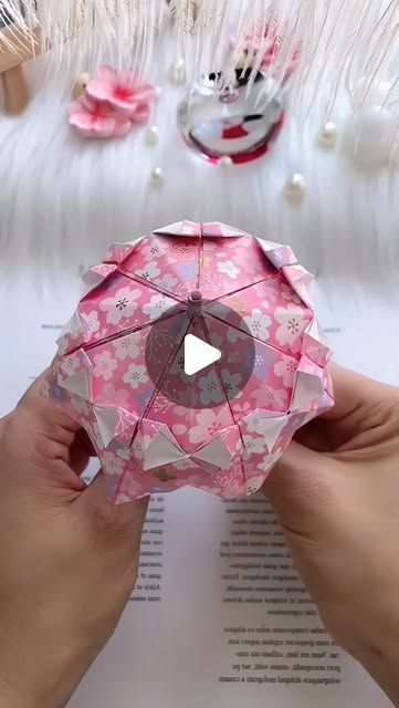 Origami Umbrella, Creative Diy Projects, Cute Origami, Paper Art, Origami, Umbrella, Diy Projects, Paper Crafts, On Instagram