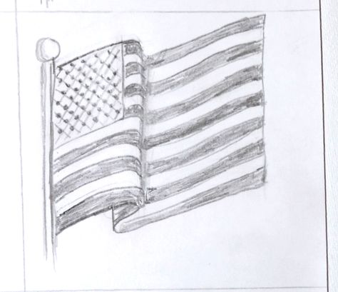 waving american flag drawing - Google Search Art Class Ideas, American Flag Drawing, Waving American Flag, American Flag Painting, Flag Drawing, Art Handouts, American Flag Art, Patriotic Art, Military Drawings