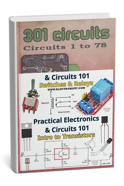 301 Circuits Practical electronic circuits for the home constructor Ldr Circuit, Cool Raspberry Pi Projects, Simple Electronic Circuits, Electronics Projects For Beginners, Electrical Troubleshooting, Programming Books, Function Generator, Arduino Projects Diy, Electronics Diy