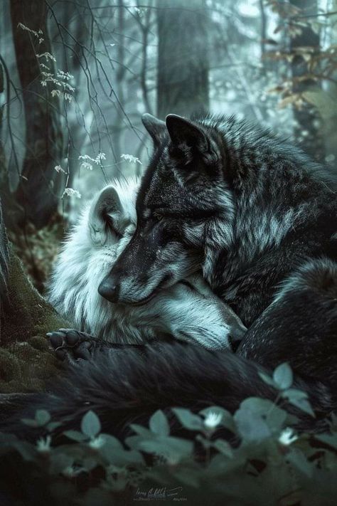 Scary Animals Wallpaper, Lone Wolf Aesthetic, White And Black Wolf, Wolf And Human, Medieval Wolf, Wolves In Love, Funny Pictures Of Animals, Black And White Wolf, Animals In Clothes