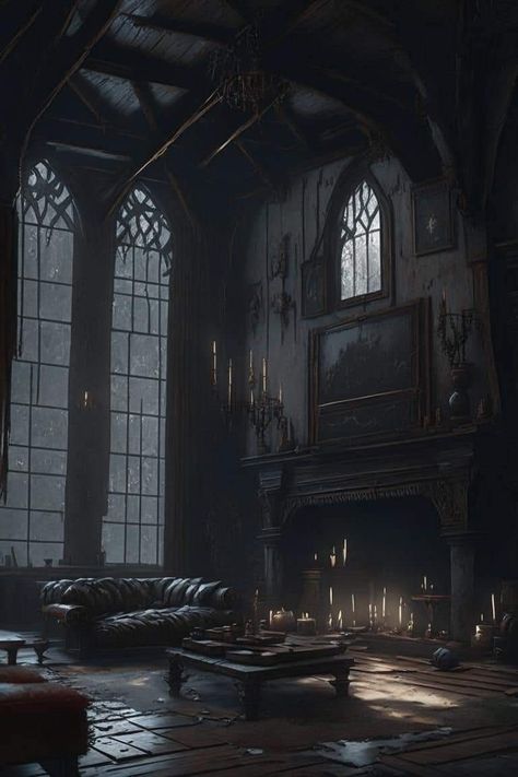 Vampire Castle Interior, Goth Castle, Manor Aesthetic, House Of Wind, Victorian Castle, Vampire House, Manor Interior, Vampire Castle, Mansion Aesthetic