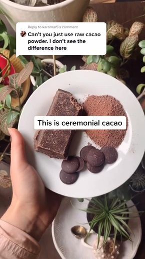 Cacao powder is not the same as ceremonial cacao. Learn how to make it and where to buy it and how to create your own cacao ritual on breakfastcriminals.com. Food To Make And Sell, Cacao Ritual, Reiki Room Ideas, Cacao Benefits, Holistic Spa, Ceremonial Cacao, Cacao Ceremony, Aphrodisiac Foods, Cacao Recipes