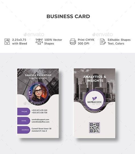 Portrait Business Card, Id Card Design Creative, Digital Business Card Design, Minimalist Business Card Design, Maquillage Halloween Simple, Identity Card Design, Business Cards Layout, Photo Business Cards, Graphic Design Business Card