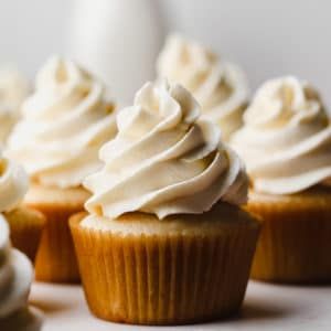 Vegan Frosting Recipe, Vegan Buttercream Frosting, Vegan Vanilla Cupcakes, Nora Cooks, Vegan Vanilla Cake, Best Buttercream Frosting, Vegan Buttercream, Vegan Frosting, Vanilla Cupcake Recipe