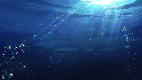 Underwater Background, Anime Places, Ocean Backgrounds, Episode Backgrounds, Scene Background, Water Background, 2160x3840 Wallpaper, Scenery Background, Fantasy City