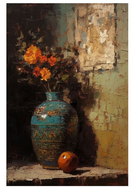 Still Life Oil Painting Ideas, Abstract Still Life Painting, Dark Oil Painting, Pastel Still Life, Still Life Acrylic Painting, Canvas Art Painting Acrylic, Oil Painting Still Life, Still Life Pictures, Still Life Images