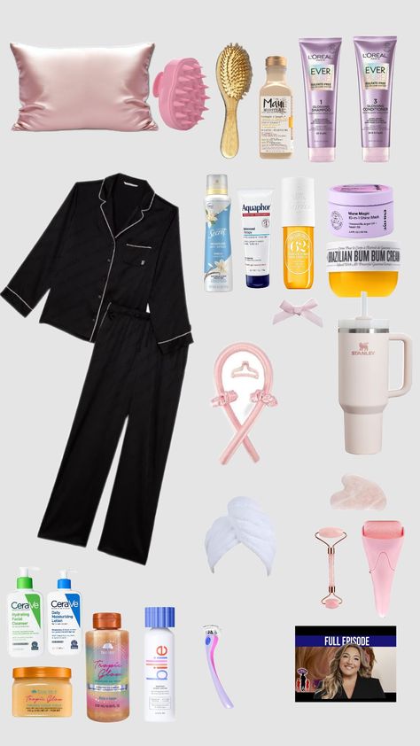 night routine 🎀🫶🏼 Pamper Day Checklist, Selfcare Night Routine, Heisei Retro, Vacation Prep, Preppy School Supplies, Pamper Days, Makeup Bag Essentials, Night Skin Care Routine, Productive Things To Do