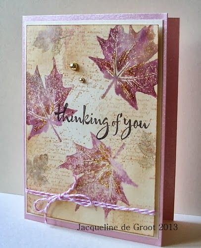 An Autumn share and.. onions.. Stampin Up Soft Seedlings, Soft Seedlings, Vintage Leaves, Autumn Cards, Leaf Cards, Fall Mini, Fall And Thanksgiving, Tree Cards, Merry Christmas Card