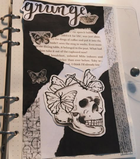 Goth Journal Aesthetic, Journaling Dark Aesthetic, Sketch Book Aesthetic Cover, Sketch Journal Aesthetic, Grunge Sketchbook Cover, Grunge Notebook Cover, Grunge Journal Cover, Scetches Notebook Aesthetic, Journal Ideas Grunge