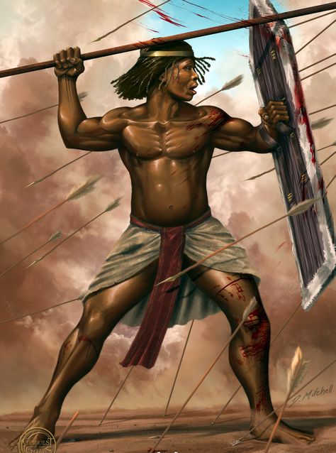 Nubian Warrior Nubian Warrior, Kingdom Of Kush, Age Of Sigmar Armies, Greco Persian Wars, Greek Civilization, Egyptian Warrior, African Warrior, Egyptian Army, Ancient Babylon