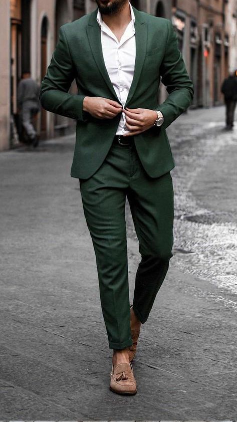 Bottle Green Suit Men, Proportion Design, Suit For Prom, Green Suit Men, Mens Wedding Suits, Green Wedding Suit, Wedding Suits Groomsmen, Jodhpuri Suit, Formal Clothes