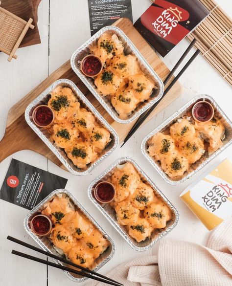 Dimsum Packaging, Dimsum Aesthetic, Dimsum Mentai, Street Food Business, Japan Snacks, Pastry And Bakery, Healthy Diet Recipes, Japan Food, Frozen Food