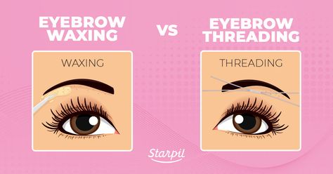 Eyebrow Waxing Vs. Threading | Complete Guide for Beginners | Starpil Wax Asian Eyebrows, Best Eyebrows, Korean Eyebrows, Eyebrow Waxing, Brow Threading, Eyebrow Embroidery, Eyebrow Design, Thread Lift, Eyebrow Threading