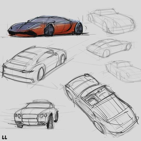 Car Designing, Sketch Cars, Car Sketching, Product Drawing, Karan Singh, Automotive Illustration, John Martin, Cool Car Drawings, Perspective Art