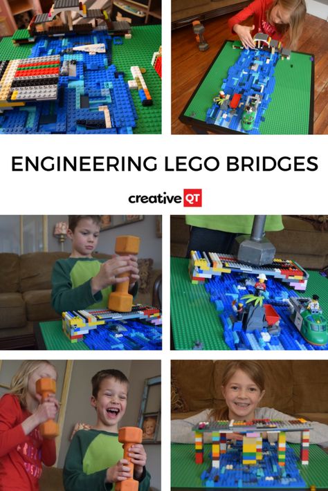 Block Activities, Lego Bridge, Lego Storage Solutions, Lego Learning, Steam Challenges, Lego Challenge, Lego Education, Diy Lego, Lego Club