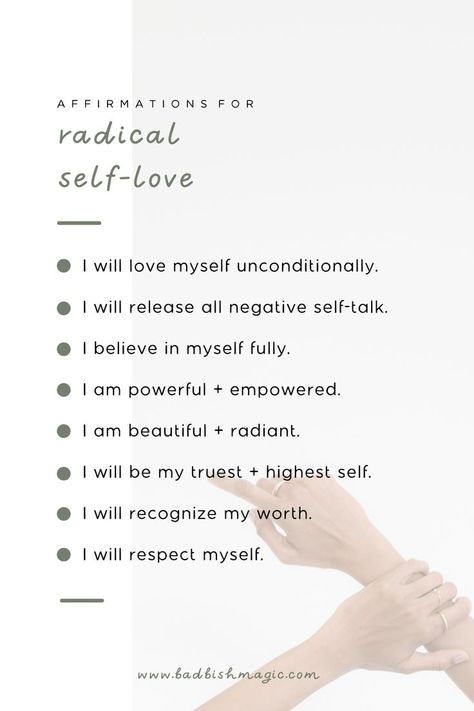 Heavy On The Self Love, Radical Acceptance Affirmations, Pedestal Affirmations, Radical Self Acceptance, Radical Self Care, Self Validation Affirmations, Self Reinvention, Manifesting Peace, Coaching Exercises