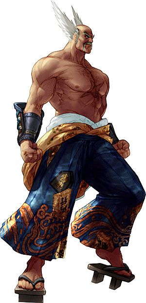 Soul Calibur II: Heihachi- guest star Tekken Heihachi, Heihachi Mishima, Soul Calibur Characters, Street Fighter Tekken, Character Artwork, Soul Calibur, Tekken 7, King Of Fighters, Comic Games