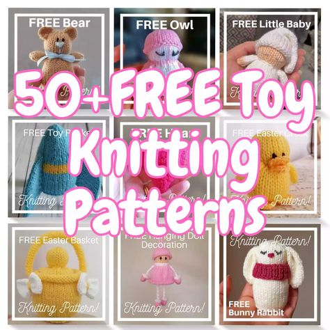 Discover a world of playful creativity with our FREE, beginner-friendly toy knitting patterns. 

These easy-to-follow designs are perfect for newcomers to toy making and using up those precious leftover yarn scraps you've been hoarding. 
.#FreeCrochetPatterns #SewingToys #KnittingPatterns #SewingDolls #FreeSewingPatterns Knitted Dolls Free Patterns Easy, Lets Knit Free Patterns, Knitted Toys Free Patterns Stuffed Animals, Free Knitting Patterns Toys Easy, Knitted Animals Free Patterns Easy, Easy Knitting Patterns Free Beginner, Free Knitting Patterns Toys, Quick Knitting Projects Free, Amigurumi Teapot