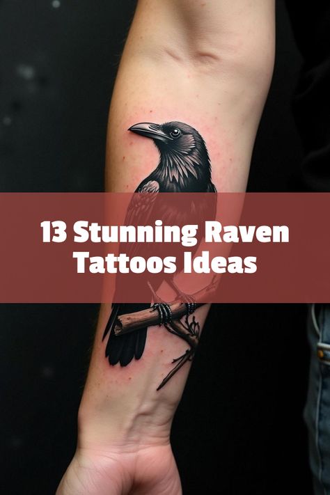 Did you know that raven tattoos hold deep, mysterious meanings? From symbolizing transformation to embodying wisdom and power, these striking ink designs are perfect for those who love edgy, symbolic art. Explore mesmerizing ideas, including tribal ravens, Norse mythology inspirations, and breathtaking blackwork styles. Uncover why this iconic bird has become a top choice in the world of tattoo artistry. Ready to take flight with your next design? Don’t miss these fascinating insights! Raven Tattoos, Symbolic Art, Raven Tattoo, Norse Mythology, Tattoos Ideas, Ravens, Blackwork, Body Art, Flight