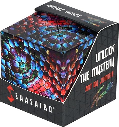 Amazon.com: SHASHIBO Shape Shifting Box - Award-Winning, Patented Fidget Cube w/ 36 Rare Earth Magnets - Transforms Into Over 70 Shapes, Download Fun in Motion Toys Mobile App (Artist Series - The Chameleon) : Toys & Games Sensory Disorder, Fidget Cube, Sensory Boxes, Sensory Stimulation, Stem Learning, Cube Puzzle, Shape Shifting, Puzzles Gifts, Plastic Injection Molding