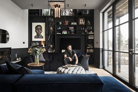 Buster And Punch, Buster Punch, Long House, Bauhaus Style, Black Bedroom, Home Look, Interior Details, Contemporary House, House Tours