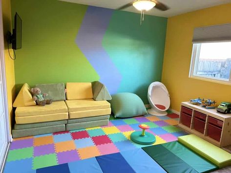 Sensory Room School Ideas, Sensory Safe Bedroom, Sensory Room Bedroom, Boys Sensory Bedroom Ideas, Sensory Friendly Home, Special Needs Room Ideas, Sensory Bedroom Ideas, Home Sensory Room, Sensory Room Ideas For Adults