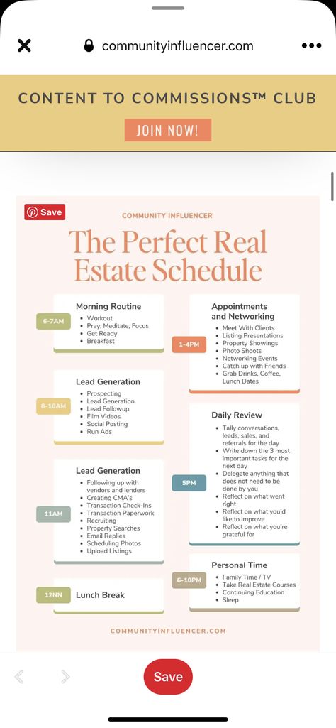 Realtor Schedule, Real Estate Lead Generation Ideas, Real Estate Investing Rental Property, Daily Routine Schedule, Realtor Life, Getting Into Real Estate, Real Estate Agent Marketing, Real Estate Advertising, Makeup Images