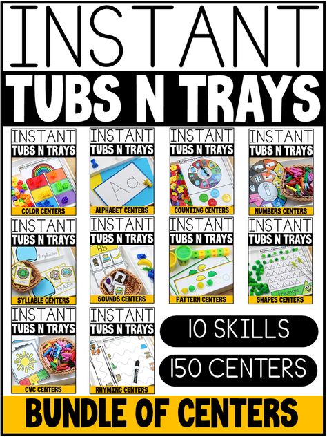 Kindergarten Morning Work Tubs, Centers For Kindergarten, Work Bins, Kindergarten Morning Work, Alphabet Centers, Morning Tubs, Literacy Centers Kindergarten, Prek Classroom, Transitional Kindergarten