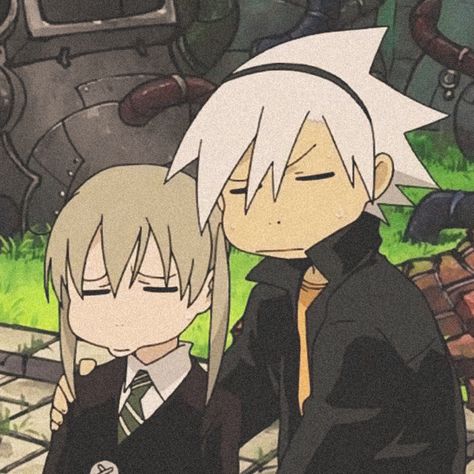 Maka And Soul Matching Pfps, Make And Soul Fanart, Soul Eater Evans X Maka, Soul Eater Oc Base, Soul And Maka Pfp Matching, Soul And Maka Pfp, Maka Icons Soul Eater, Soul And Maka Matching Pfp, Soul And Maka Icons Matching