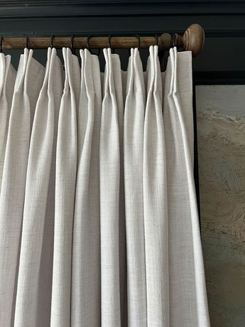 Curtains Over White Blinds, Muslin Curtains Living Room, How To Line Curtains, Affordable Linen Curtains, Curtains For Coastal Living Room, Window Panels Living Room, Curtains White Walls Living Room, Curtain Panels Bedroom, Choosing Curtains Living Room