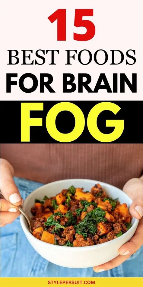 15 Best Foods for Brain Fog You Really Need - StylePersuit Brain Food Snacks, Brain Fog Supplements, Improve Memory Brain, Brain Fog Remedies, Brain Fog Causes, Foods For Brain, Clear Brain Fog, Gut Recipes, Energy Boosting Snacks