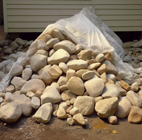 Transform a pile of rocks into a beautiful, functional DIY garden space Diy Rock Patio Ideas, Rocks In Landscaping Decorating Ideas, Diy Rock Garden Ideas, Diy Rock Garden, Pile Of Rocks, Rock Planters, Spiral Garden, Zucchini Plants, Rock Fountain