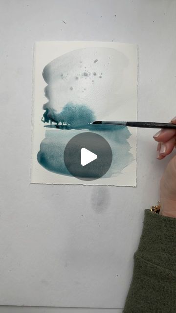 Katie White, Loose Watercolour, Loose Watercolor, Paying Attention, Watercolor Artist, May 21, Show Up, The Tree, Pop Up