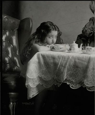 friday feast: a spot of vintage tea | Jama's Alphabet Soup White Photo, A Table, A Woman, Tea Cups, Tea, Black And White, White, Black