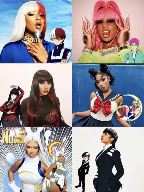 My Celebrity Aesthetic, Iconic Characters Movies, Size Chart Women Clothing, Megan Thee Stallion Halloween, Types Of Styles Aesthetic, Megan Cosplay, Movie Characters To Dress Up As, Megan Thee Stallion Cosplay, Clothing Aesthetic Types