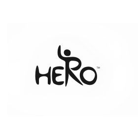 #hero #logo #verbicon Hero Logo Design, Three Word Quotes, Typographie Logo, Word As Image, Negative Space Logo, Typography Logo Inspiration, Dance Logo, Web Logo, Negative Space Logos