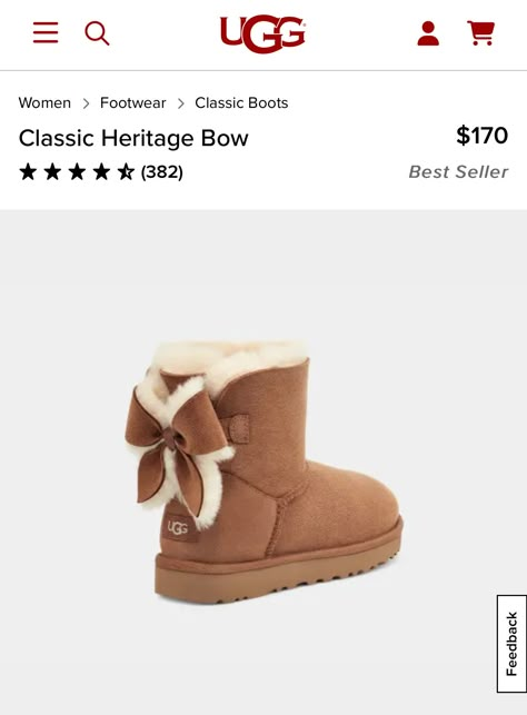 Bow Uggs, Brown Uggs, Cute Uggs, Uggs With Bows, Fall Shoe, Shoes For School, Pretty Shoes Sneakers, Bailey Bow Uggs, Cozy Boots