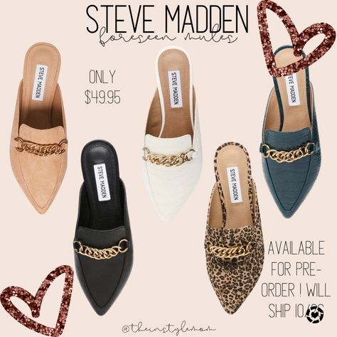 Steve Madden Mules, The Leopard, Chocolate Color, Only Shoes, Shopping App, Tan Suede, Tan Color, Mule, Mule Shoe