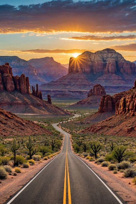 Arizona Desert Aesthetic, Road Tattoo, Show Low Arizona, Arizona Aesthetic, Arizona Vacation, Arizona Photography, Utah Road Trip, Beautiful Landscape Photography, Desert Life