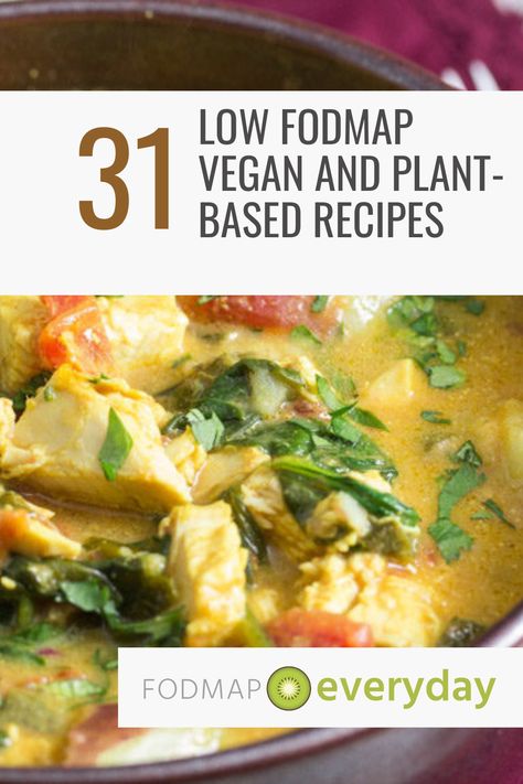 Whether you are full-time vegan, or eating plant-based, we have recipes to take you through the day. Our vegan recipes, contain no animal products; our plant-based recipes focus on plant-derived sources, but are not exclusive of animal products (such as eggs or fish sauce). Nutritious, fiber-rich and delicious. Vegetarian Fodmap Recipes, Vegan Fodmap Recipes, Low Fodmap Vegan Dinner, Vegetarian Low Fodmap Recipes, Low Fodmap Vegan, Low Fodmap Vegan Recipes, Low Fodmap Vegetarian, Plant Based Low Fodmap, Vegan Low Fodmap Recipes