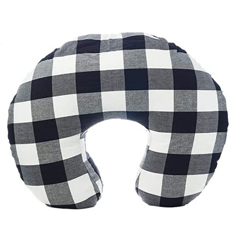 Amazon.com: New Org Store Premium Buffalo Check Nursing Pillow Cover | Infant Pillow Slipcover for Breastfeeding Moms (Black & White) : Baby Moms Black, Infant Pillow, Boppy Nursing Pillow, Boppy Pillow Cover, Nursing Pillow Covers, Boppy Cover, Pillow Covers Pattern, Breastfeeding Pillow, Pillow Slip Covers