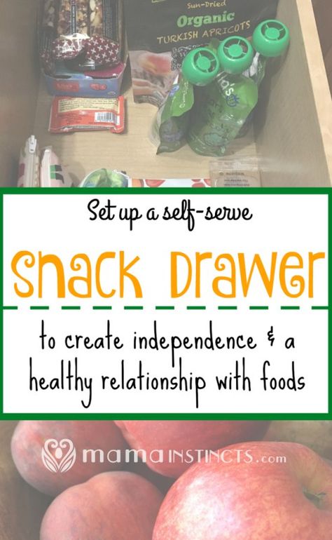 Teach your kids independence and how to eat healthy, listen to their bodies and develop healthy eating habits by creating a snack drawer. Self Serve Kids Snacks, Self Serve Snacks For Kids, Kids Snack Station, Snack Drawer, Toddler Foods, Kid Meals, Snack Station, How To Eat Healthy, A Healthy Relationship