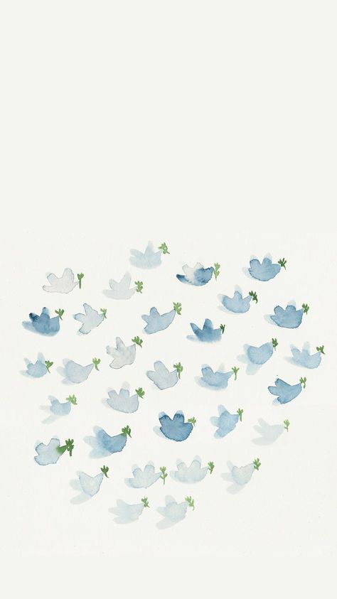 Dove of peace watercolor wallpaper Peace Bird, Dove Of Peace, Peace Dove, Watercolor Wallpaper, Watercolor Design, Bird Art, Art Wallpaper, Birds, Design